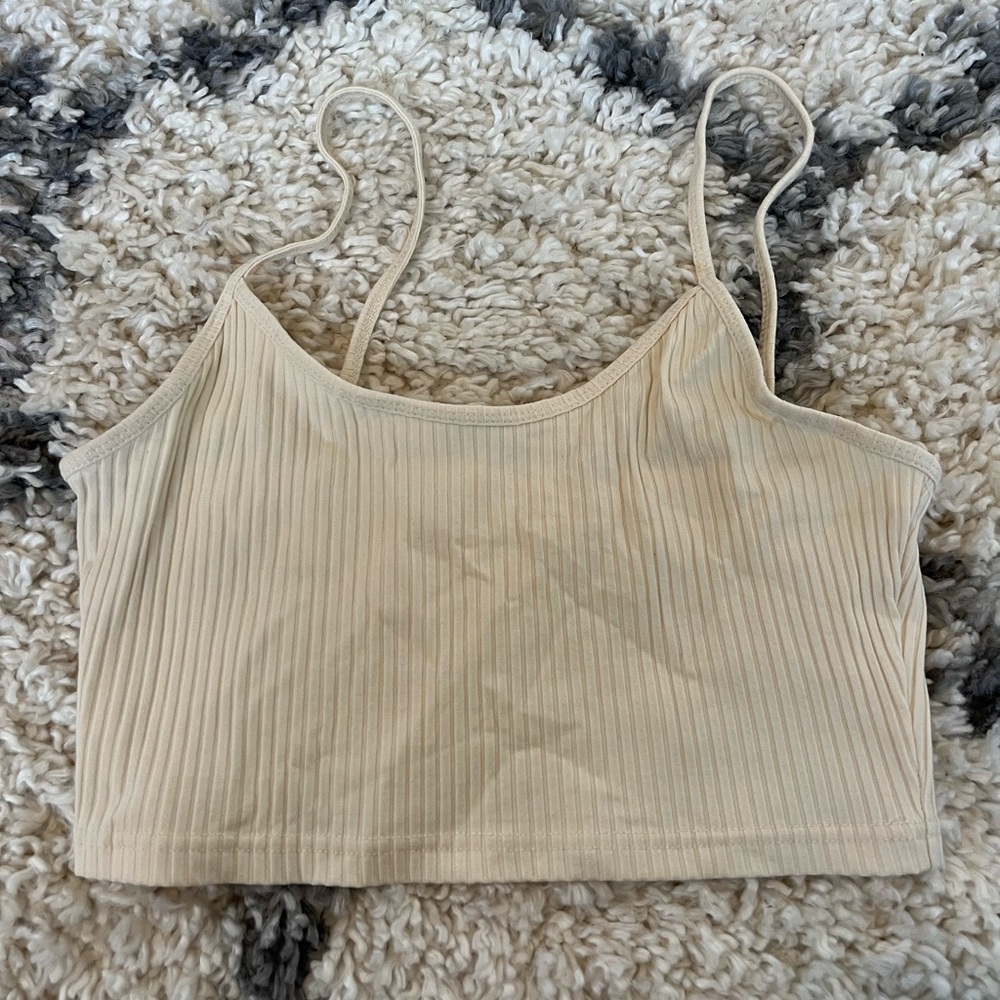 Aritzia-Wilfred ribbed tank top